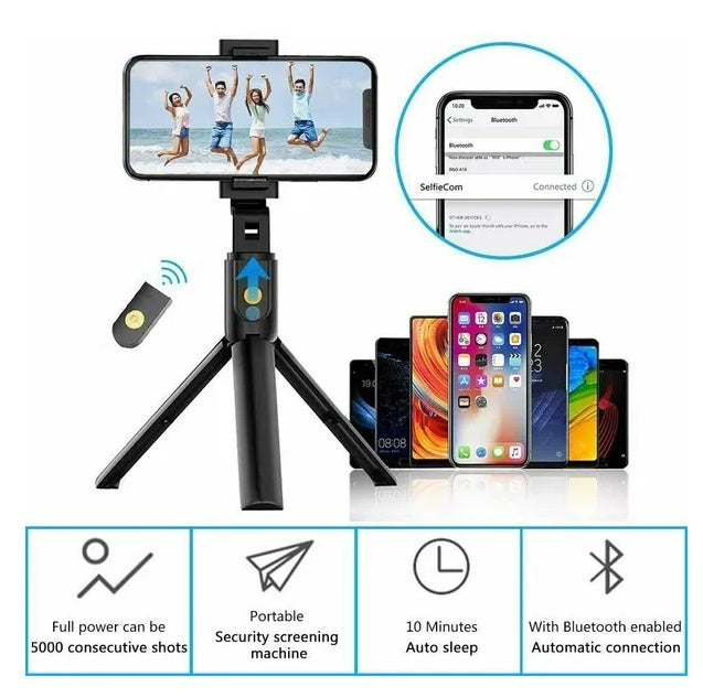Selfie Stick Tripod Remote Desktop Stand Cell Holder For US