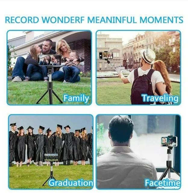 Selfie Stick Tripod Remote Desktop Stand Cell Holder For US
